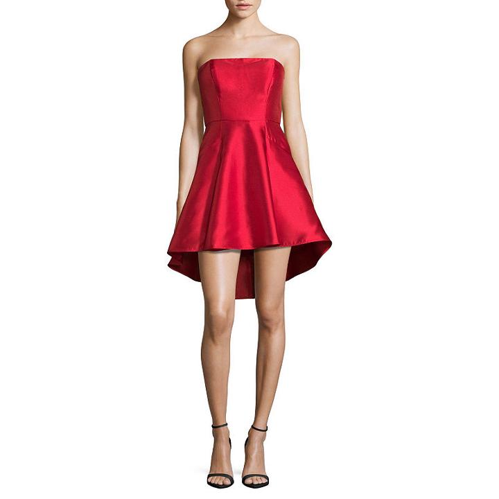 City Triangle Strapless Party Dress-juniors