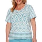 Alfred Dunner Cozumel Short-sleeve Monotone Tee - Plus