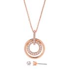 Sparkle Allure Womens 2-pc. Clear Brass Jewelry Set