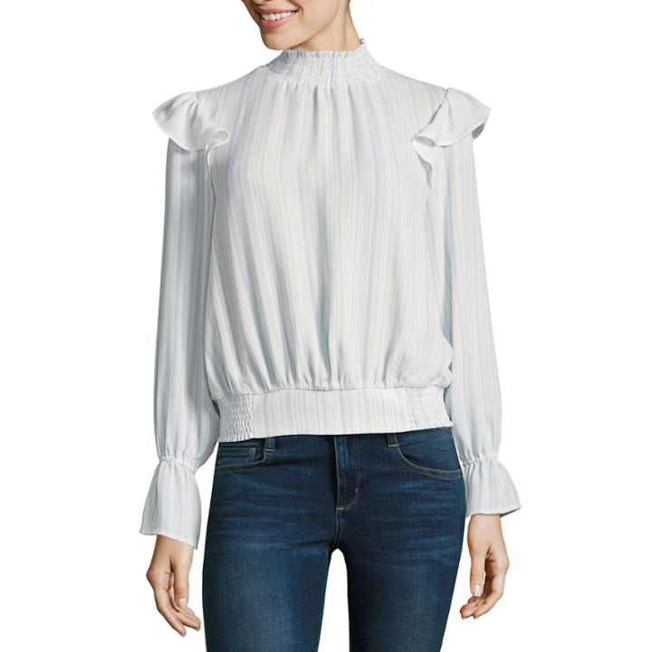 Belle + Sky Smocked Neck Top