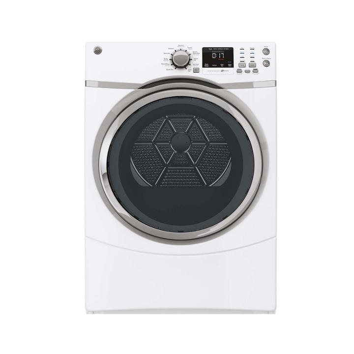 Ge 7.5 Cu. Ft. Capacity Front-load Dryer With Steam - Gfds170ghww