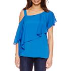 Bisou Bisou One Shoulder Drape Top