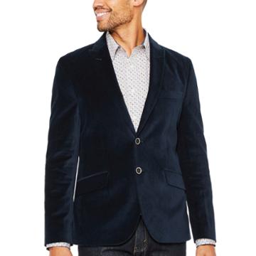 Argyleculture Classic Fit Velvet Blazer
