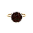 Limited Quantities 1/2 Ct. T.w. White And Color-enhanced Cognac Diamond Ring