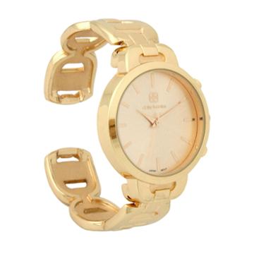 Daisy Fuentes Womens Gold Tone Bangle Watch-df123gd