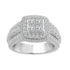 Womens 2 1/5 Ct. T.w. White Diamond 14k Gold Engagement Ring