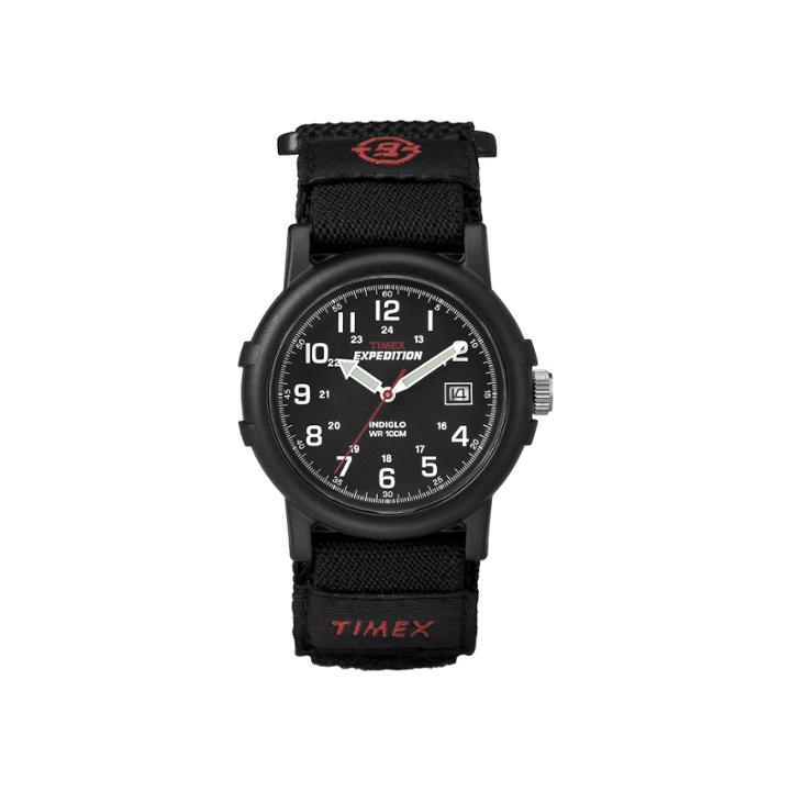 Timex Expedition Camper Mens Black Nylon Fast Strap Watch T400119j