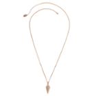 Nicole By Nicole Miller Crystal Accent Rose-tone Gold Drop Necklace