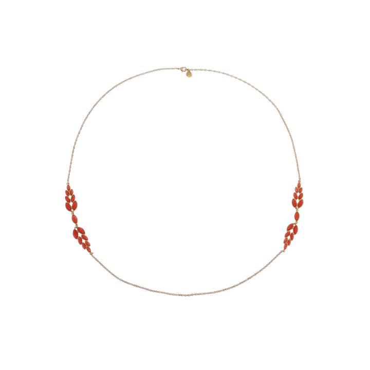 Monet Jewelry Womens Orange Strand Necklace