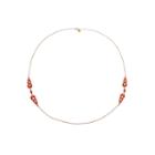 Monet Jewelry Womens Orange Strand Necklace