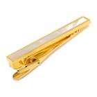 Gold-plated Mother Of Pearl Inlaid Tie Bar