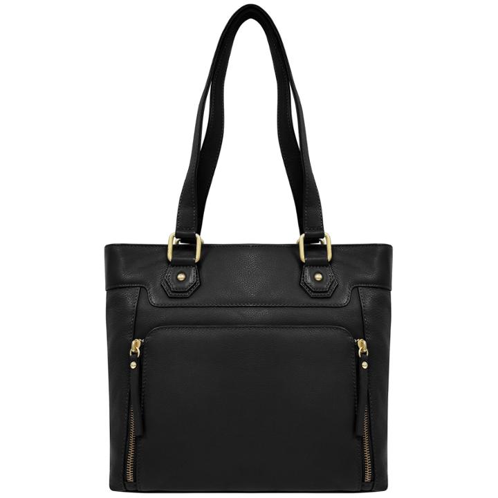 East 5th Leather Zip Tote