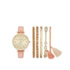 Arizona Womens Pink 7-pc. Watch Boxed Set-fmdarz162