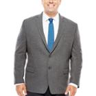 Collection By Michael Strahan Grey Flannel Sport Coat-big And Tall