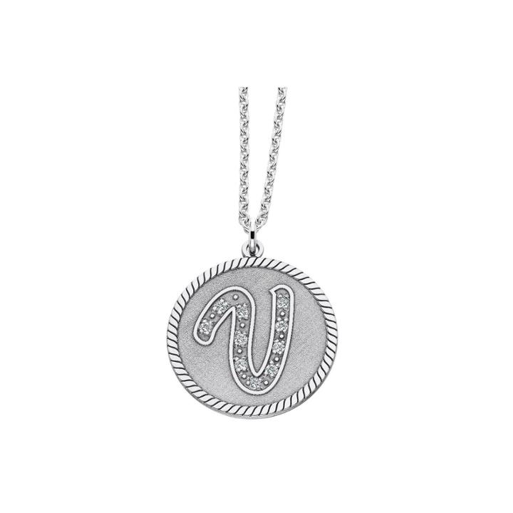 Personalized Sterling Silver Initial Pendant Necklace