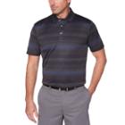 Pga Tour Easy Care Short Sleeve Jacquard Double Knit Polo Shirt