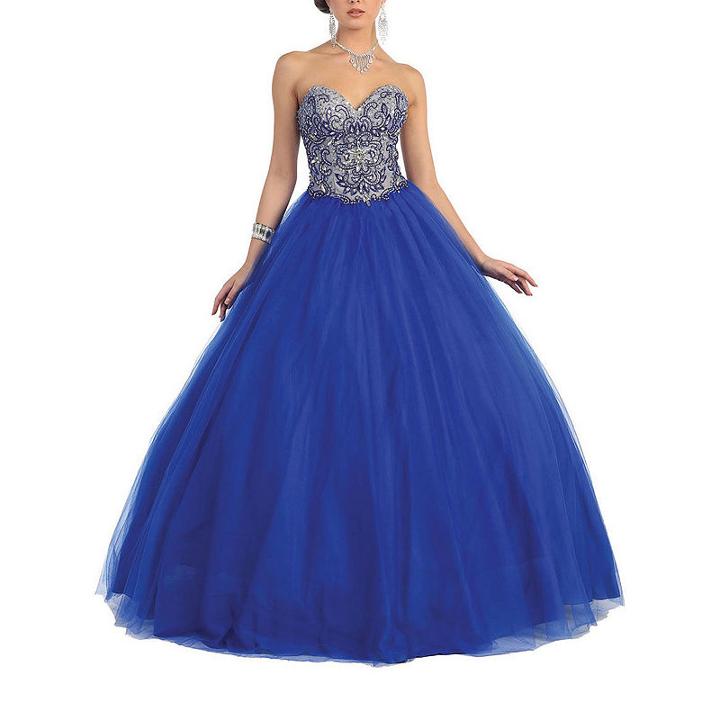 Strapless Sweetheart Ball Gown - Juniors