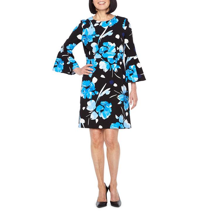Liz Claiborne Long Sleeve Sheath Dress