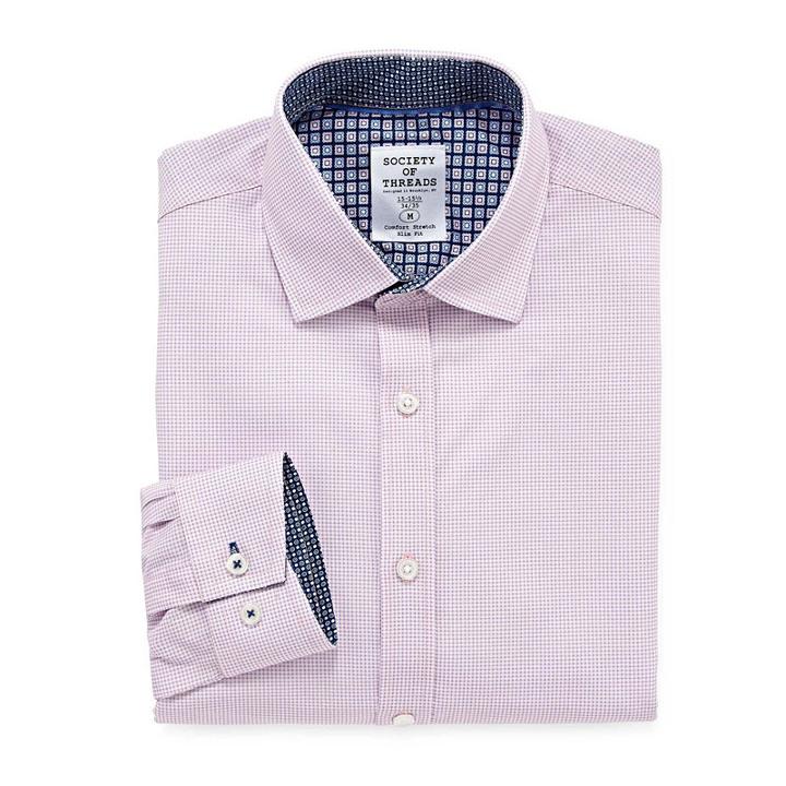 Society Of Threads Shirt Long Sleeve Gingham