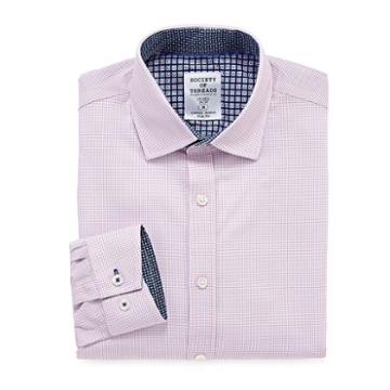 Society Of Threads Shirt Long Sleeve Gingham
