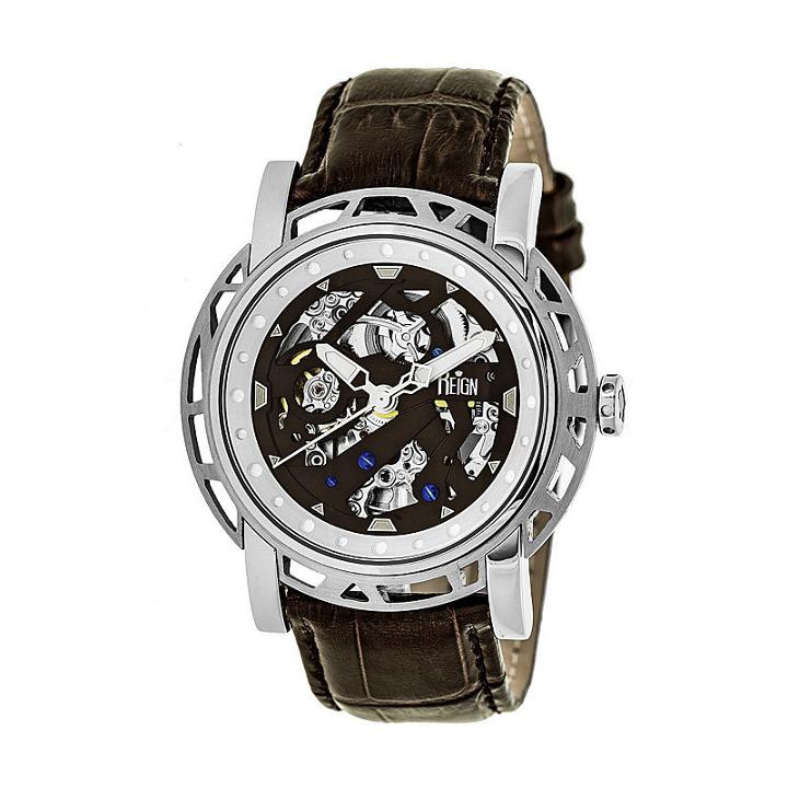 Reign Unisex Brown Strap Watch-reirn3701