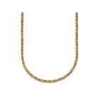 18k Yellow Gold 060 Gauge Byzantine Chain Necklace