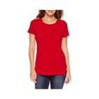St. John's Bay Short Sleeve Crew Neck T-shirt-womens Petites