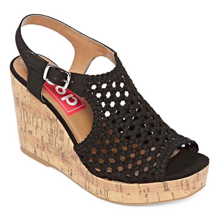 Pop Evie Womens Wedge Sandals