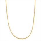 14k Gold Over Silver 24 Inch Chain Necklace
