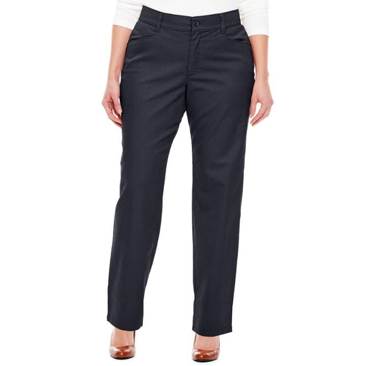 Lee Plain Front Twill Pants- Plus