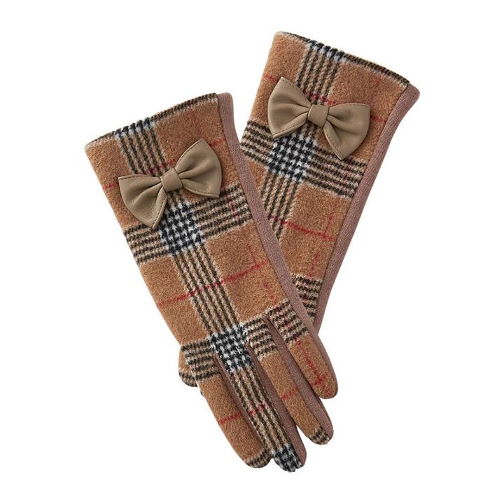 Tickled Pink Plaid Cold Weather Gloves