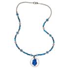 Aris By Treska Baltimore Blue Bead Pendant Necklace