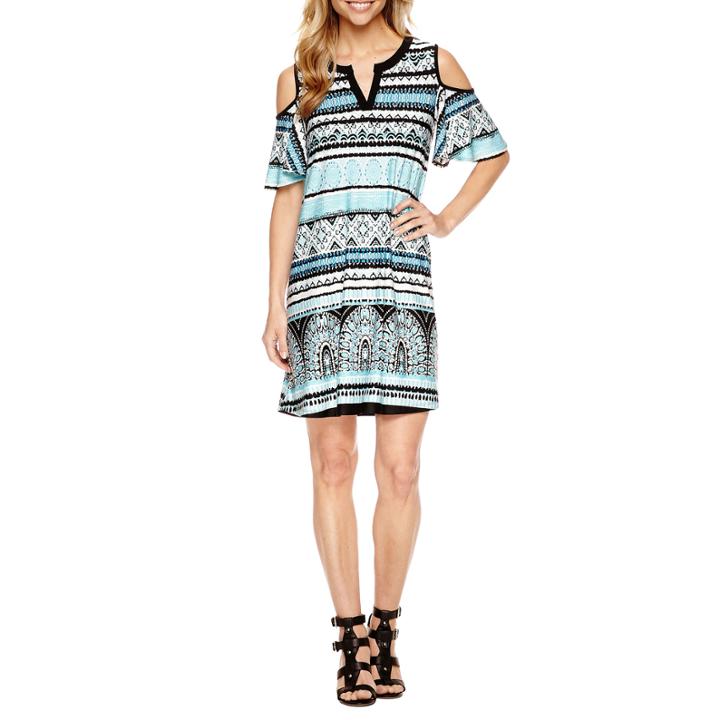 Alyx Cold Shoulder Shift Dress