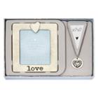 Messages From The Heart By Sandra Magsamen Cubic Zirconia Heart Pendant Necklace