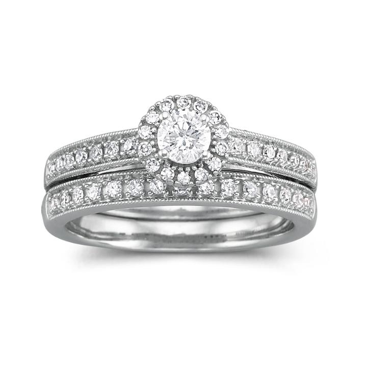 I Said Yes&trade; 1/2 Ct. T.w. Certified Diamond Bridal Set