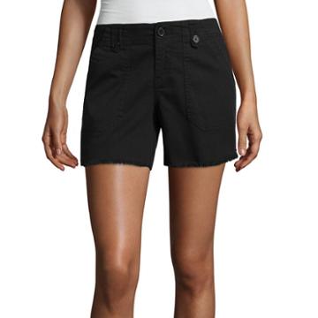 Supplies By Unionbay Careen Fray Hem Shorts