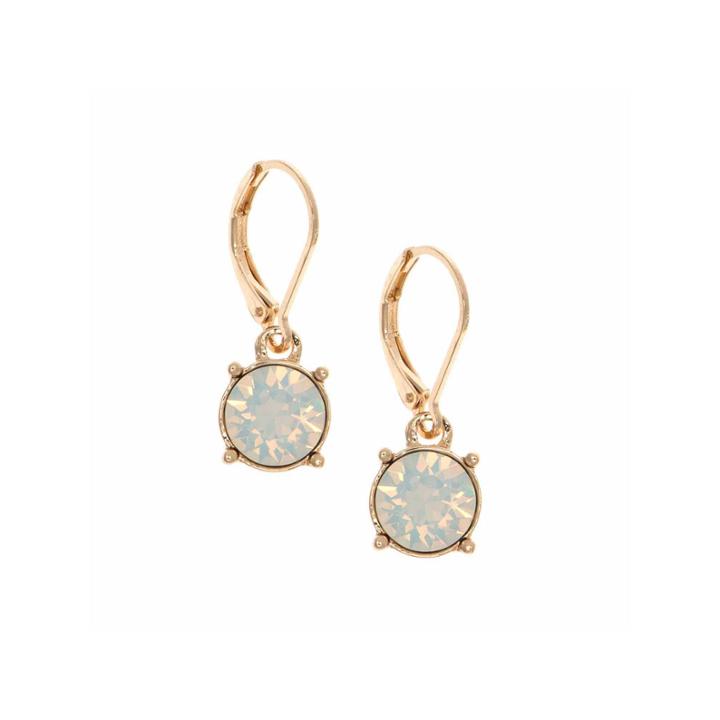 Gloria Vanderbilt White Drop Earrings