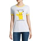 Short Sleeve Crew Neck Pokemon T-shirt-juniors