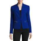 Black Label By Evan-picone Long-sleeve Stand Collar Jacket