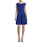 Danny & Nicole Sleeveless Fit & Flare Mid Length Dress-petites