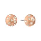 Liz Claiborne Clear 10mm Round Stud Earrings
