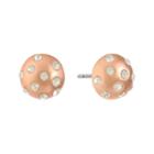 Liz Claiborne Clear 10mm Round Stud Earrings