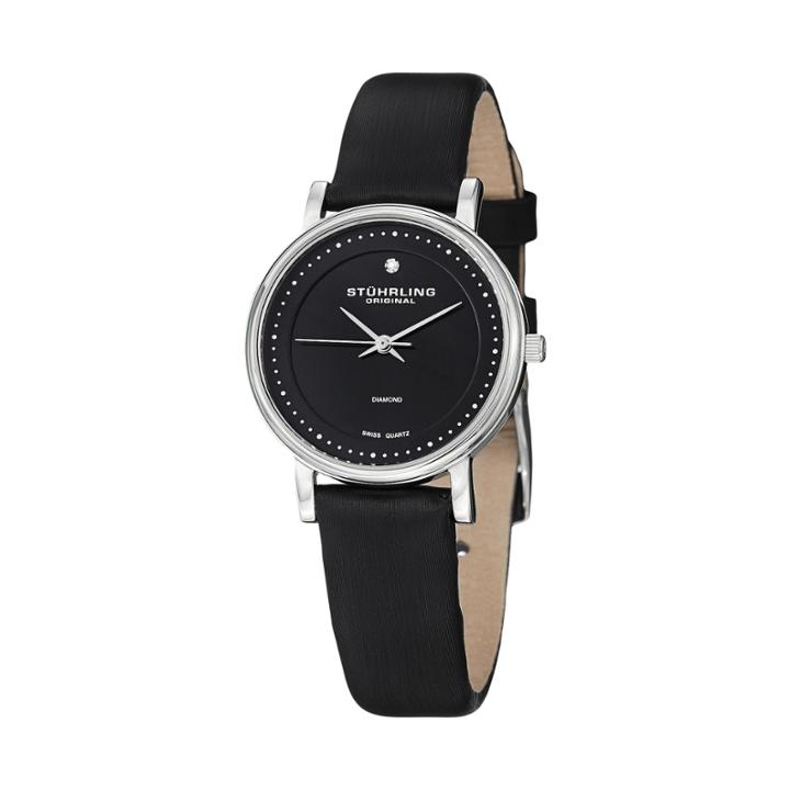 Stuhrling Womens Black Strap Watch-sp13077