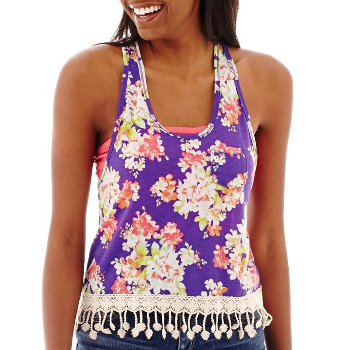 Arizona Fringe Pocket Tank Top