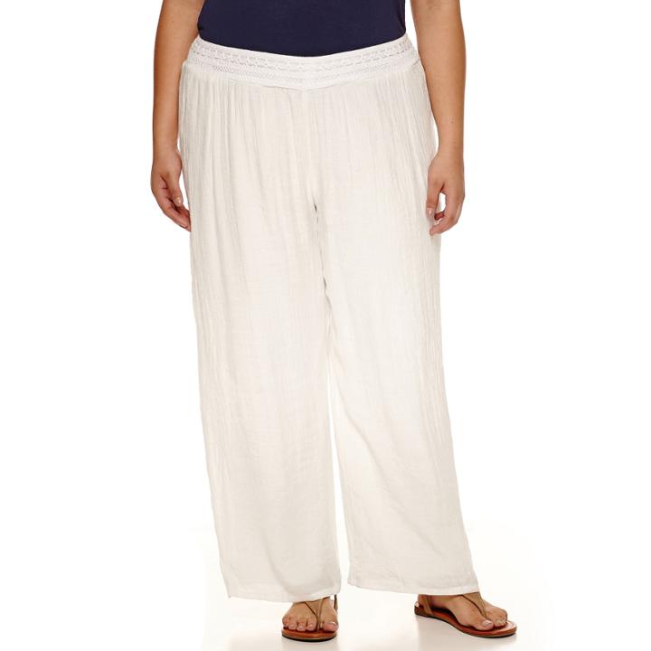 Alyx Solid Palazzo Pants Plus
