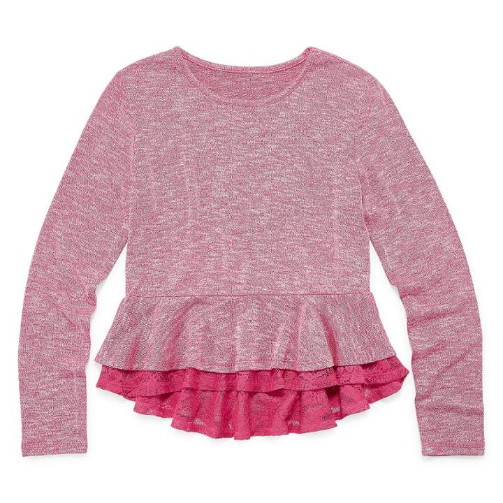 Fire Lace Bottom Hacci Top