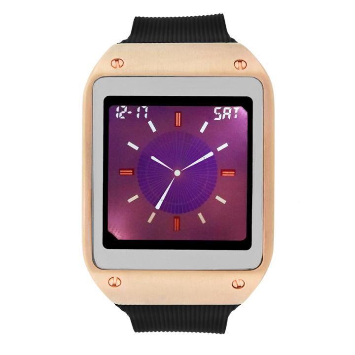 Geneva Mens Black Strap Watch-33732