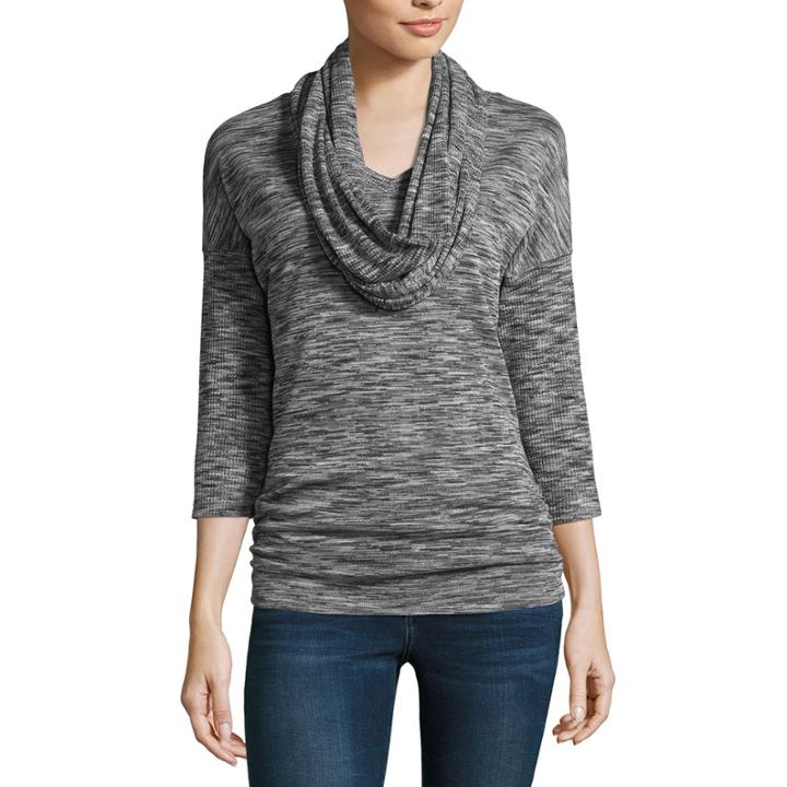Alyx 3/4 Sleeve V Neck T-shirt-womens