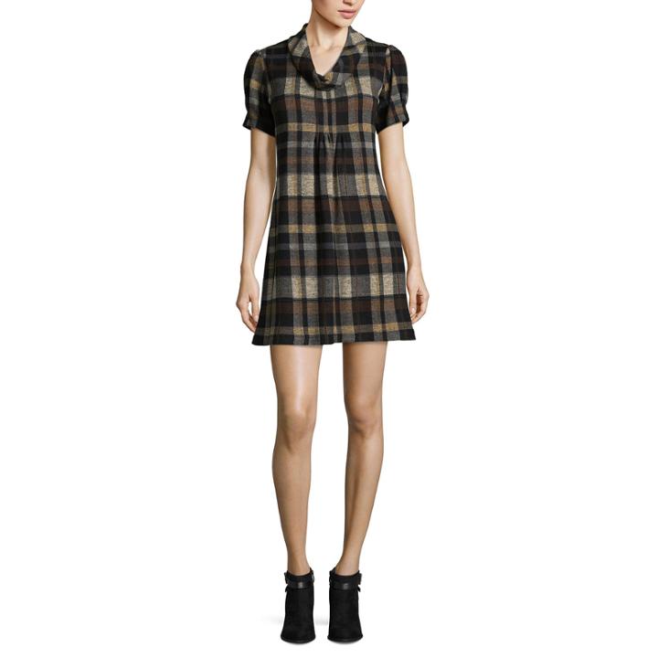 Jessica Howard Short Sleeve Sweater Dress-petites