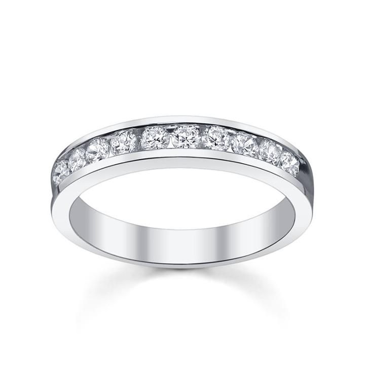 Simulated Diamond, Diamonore&trade; .5 Ct. T.w. Band